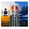 Devanti Gas Patio Outdoor Heater Propane Butane LPG Portable Heater Stand Steel Black