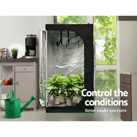 Greenfingers 4" Hydroponics Grow Tent Kit Ventilation Kit Fan Carbon Filter Duct