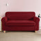 Artiss 2-piece Sofa Cover Elastic Stretch Couch Covers Protector 3 Steater Burgundy