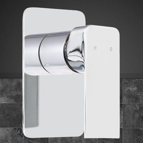 Cefito Bathroom Mixer Tap Faucet Rain Shower head Set Hot And Cold Diverter DIY Chrome